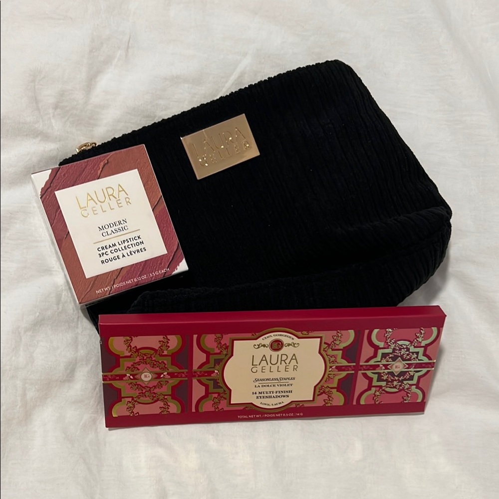 Laura Geller Lipstick and Eyeshadow Set